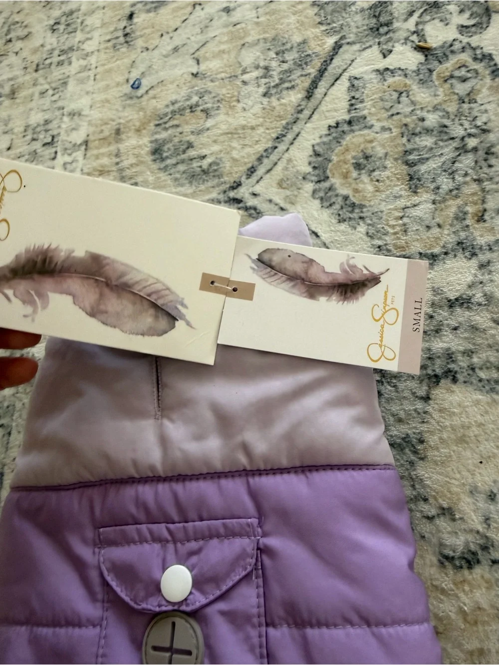 Jessica Simpson quilted puffer